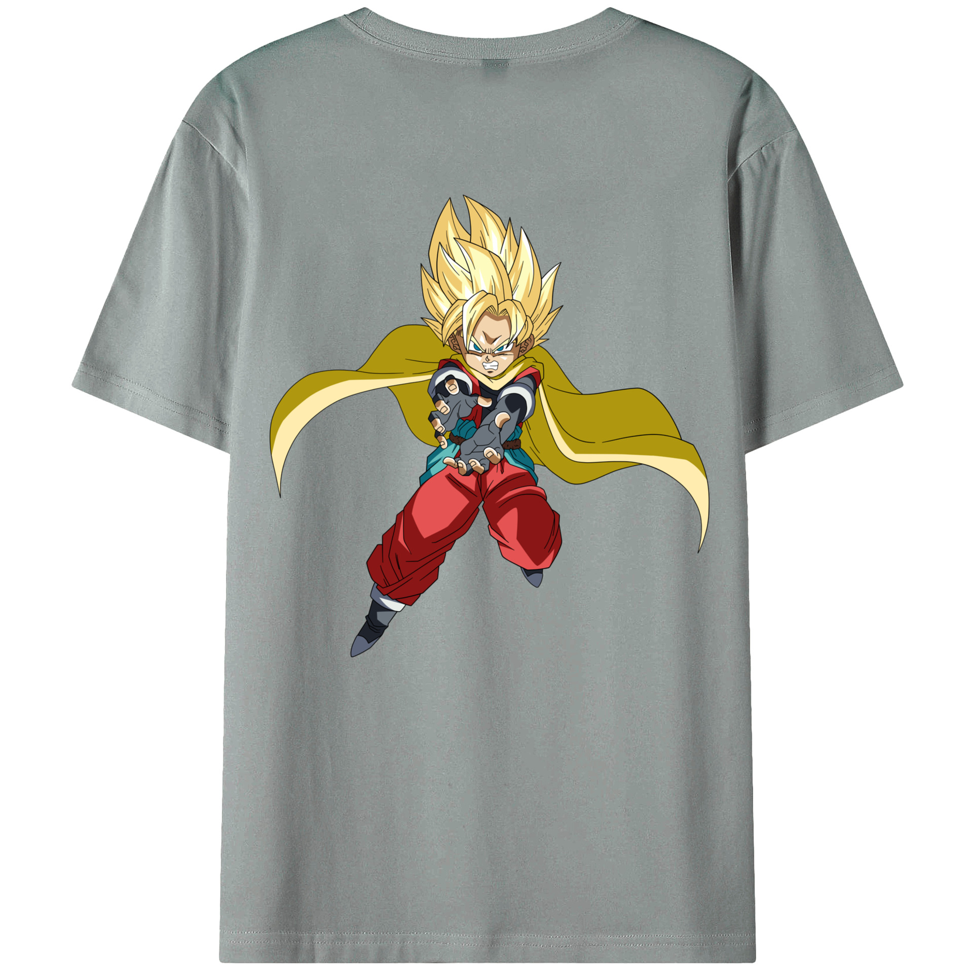 （画像用） ドラゴンボール DRAGON BALL 綿100％ メンズ半袖Tシャツ（バックプリント） 通気性